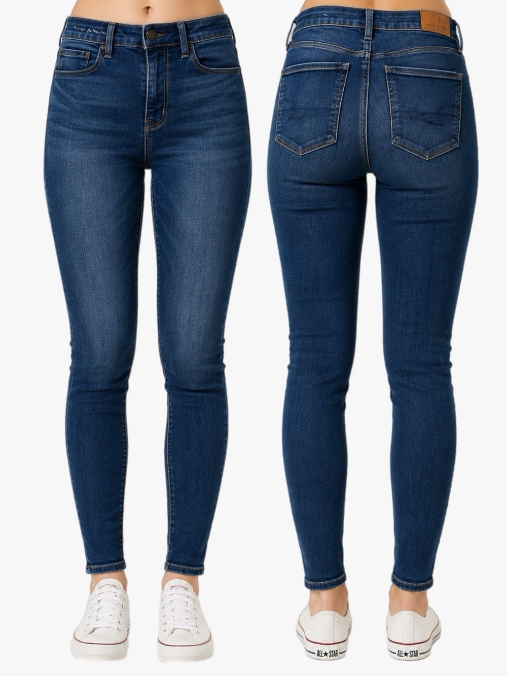 American Eagle Super High Rise Jegging Skinny Jeans Dark Wash Women’s Size 2 Reg